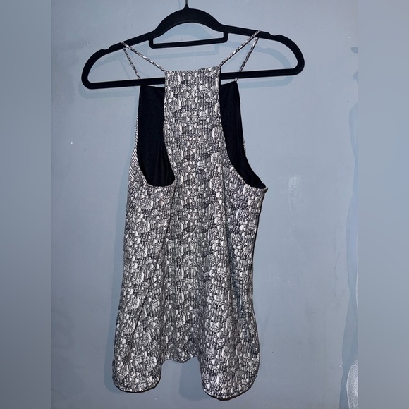 Alya Black and White Striped Tank Top - Picture 2 of 3